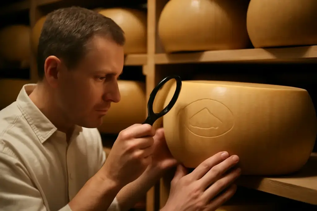 Come riconoscere il parmigiano prodotto secondo tradizione? Il simbolo che non tutti vedono