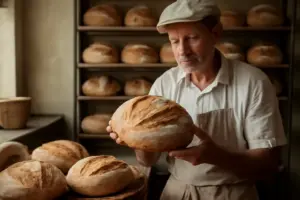 Pane a lievitazione naturale nelle panetterie di paese: perché il sapore è unico