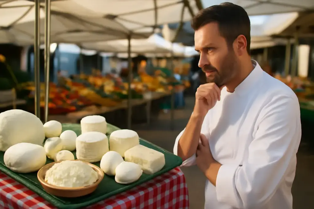 Quali formaggi freschi trovare nei mercati settimanali? La scelta degli chef locali