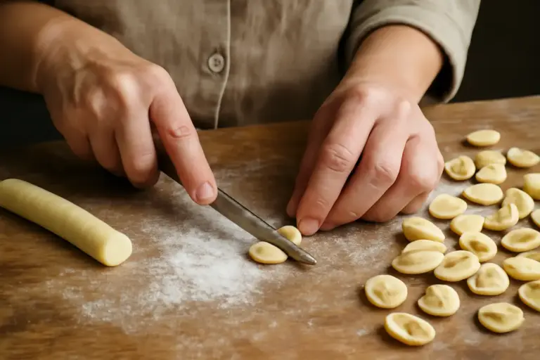 Come si fanno le orecchiette pugliesi a mano? I movimenti da imparare subito