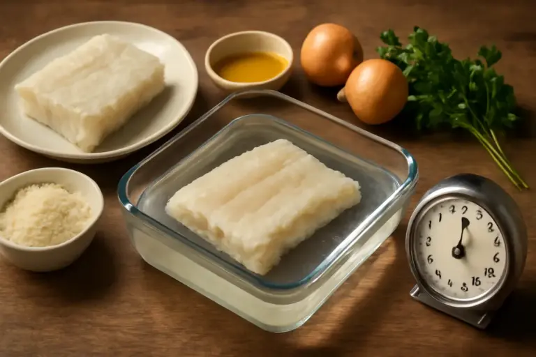 Ricetta autentica del baccalà alla vicentina: il tempo di ammollo che garantisce morbidezza