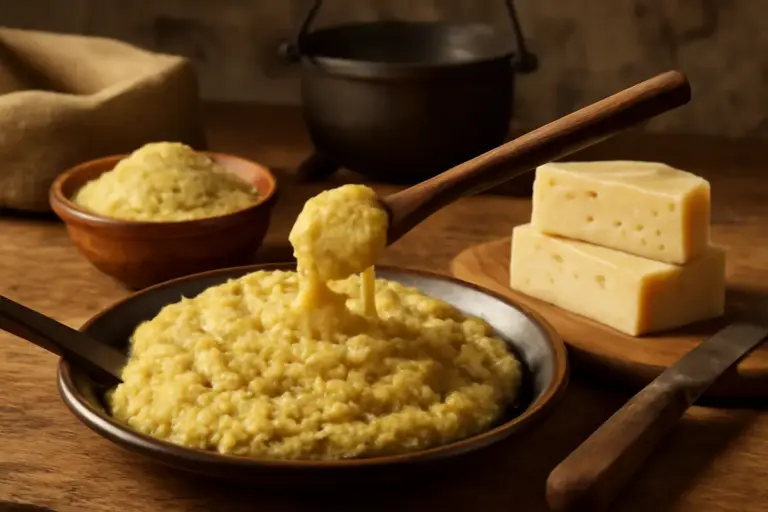 Polenta taragna della Valtellina: la proporzione perfetta che nessuno spiega