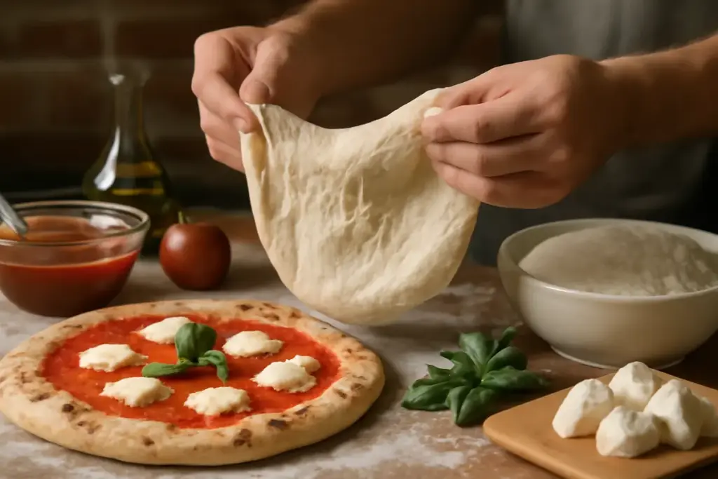 Ricetta della pizza napoletana fatta in casa: il dettaglio dell’impasto che cambia tutto