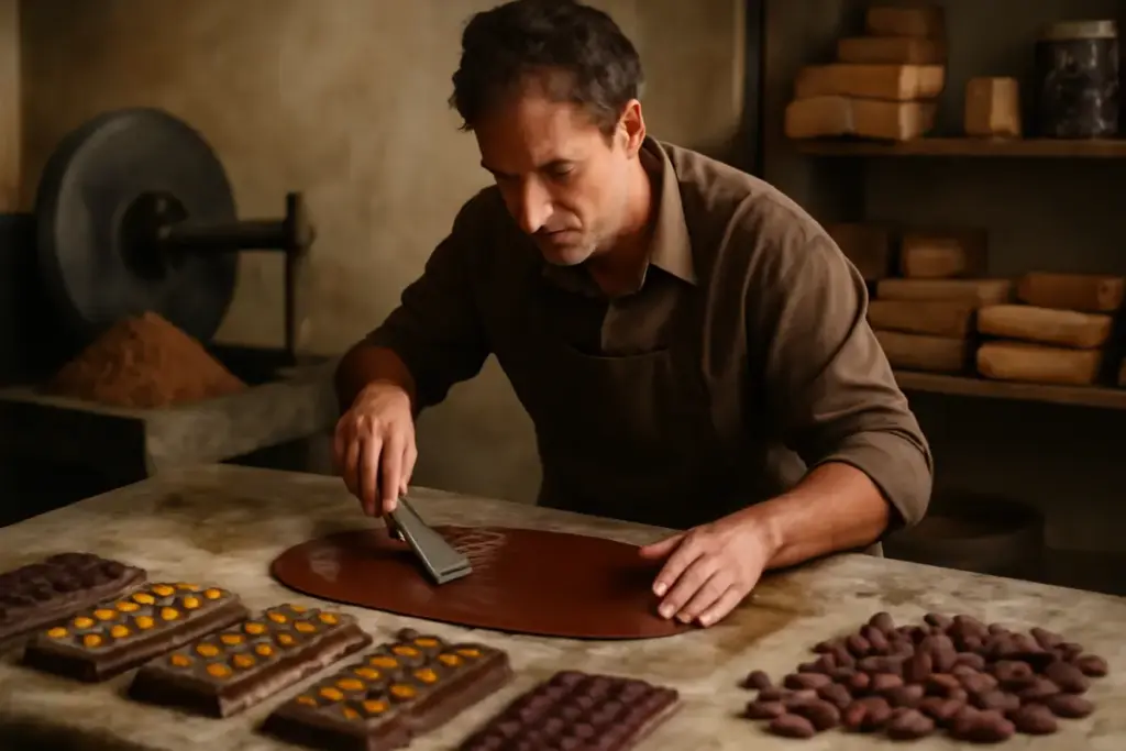 Cioccolato artigianale regionale: la lavorazione lenta che esalta gusti unici